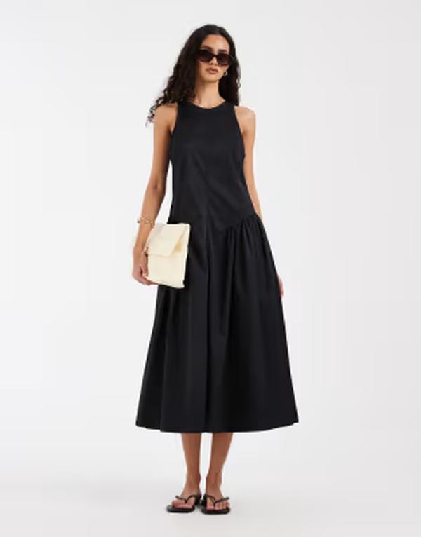 アンドアザーストーリーズ レディース トップス 衣装 ギャザー マキシ \u0026 Other Stories ruchedrop waist maxi dress Black 黒いこと
