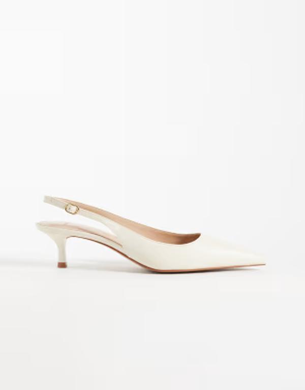 マンゴ レディース シューズ パンプス Mango slingbackitten pumps BEIGE ベージュ