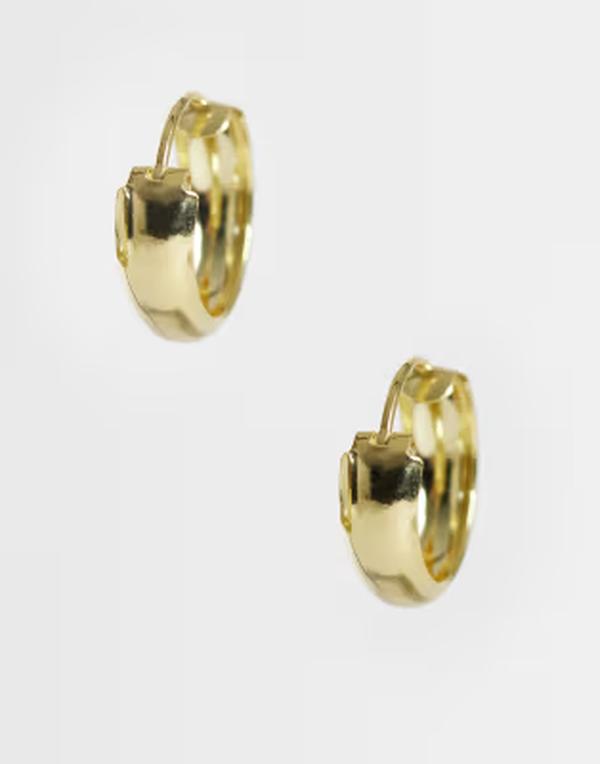 キングスリーライアン レディース アクセサリー ピアス・イヤリング Kingsley Ryan gold plated 14mm hoop earrings GOLD ゴールド|ReVida 店
