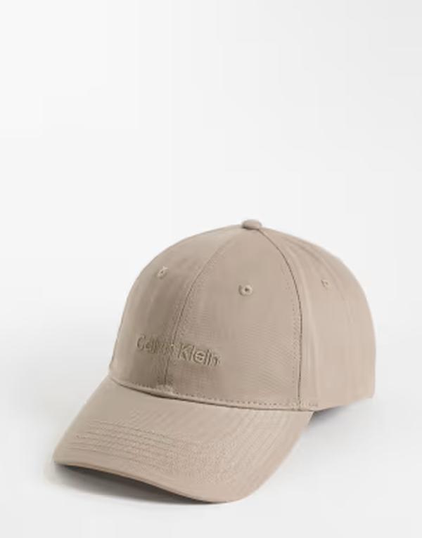 カルバンクライン メンズ 佩び物 かぶり笠 旗がしら デニム Calvin Klein Jeans embroidery baseball cap インチ light Roasted cashew ベージュ