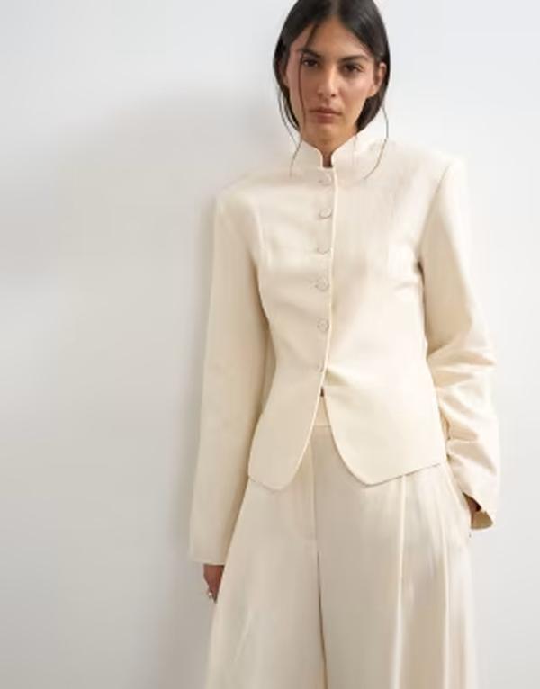 とっ始め販売店 レディース アウター 上衣・上衣 Topshop drummer jacket インチ ecru - part of a set ECRU エクリュ