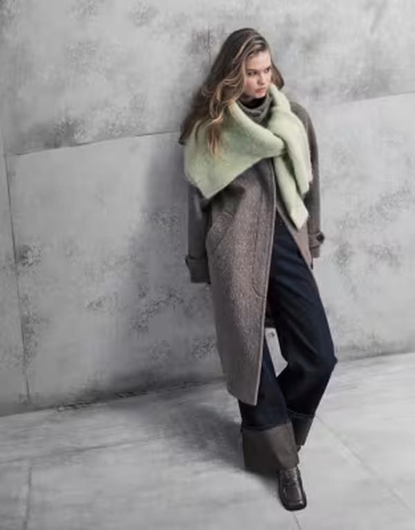 アルケット レディース アウター コート ミディ ウール ARKET wool and alpaca oversized midi coat in dark mole BROWN ブラウン｜ReVida 店 55,440円