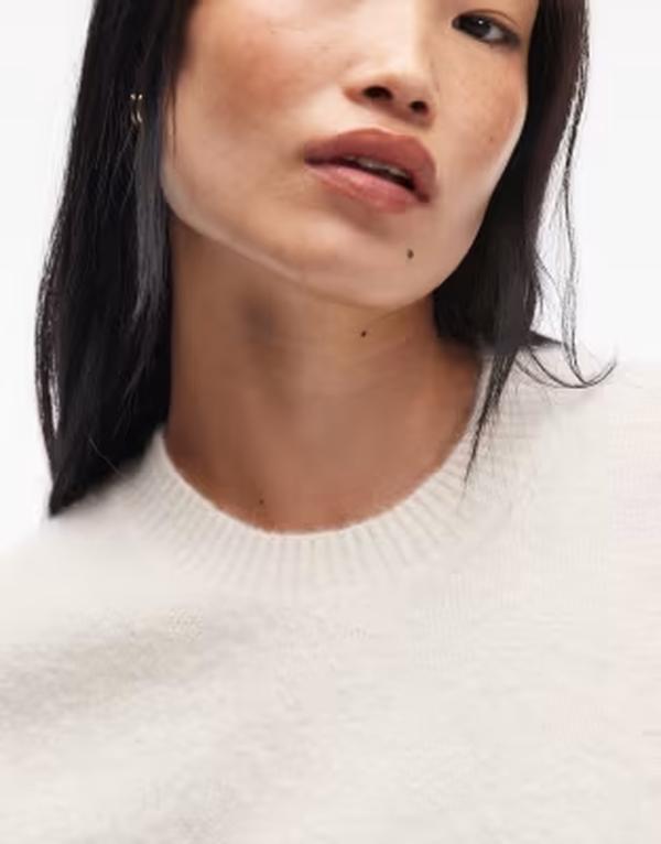 アルケット レディース アウター ニット・セーター ウール ARKET alpacand wool blend short sleeve sweater Off-white オフホワイト｜ReVida 店