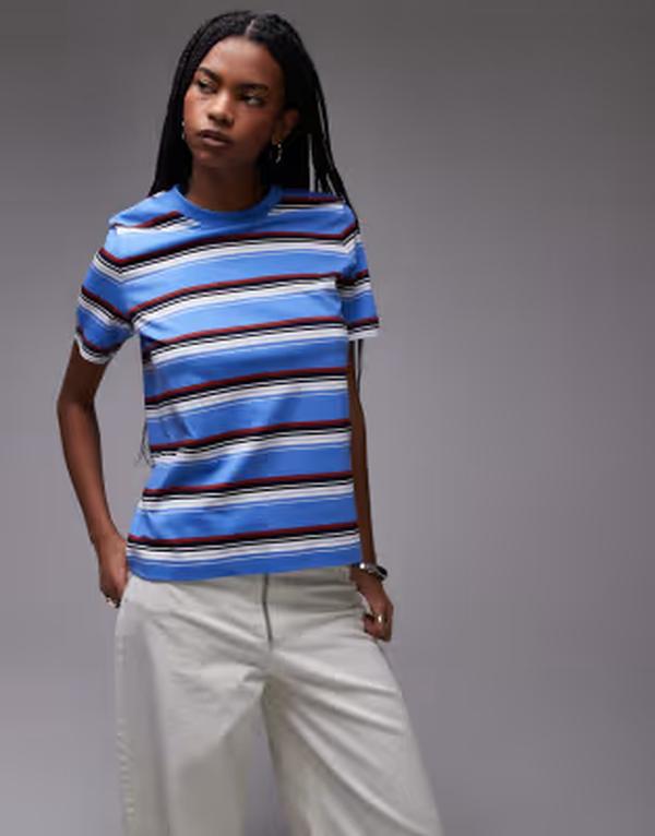 アルケット レディース トップス Tシャツ ARKET-shirt retro stripe Retro stripe ストライプ｜ReVida 店
