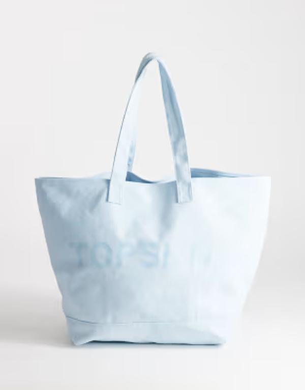 とっ始め販売店 レディース 御徒面子 Topshop large canvas tote bag インチ cornflower Cornflour blue 青み