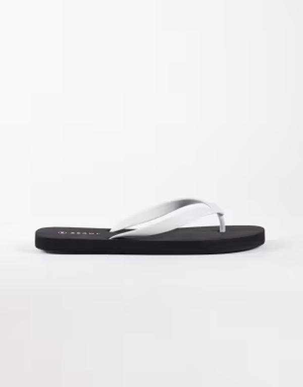 セクウェル メンズ シューズ サンダル SEQWL flip flops/white Black/White ホワイト｜ReVida 店