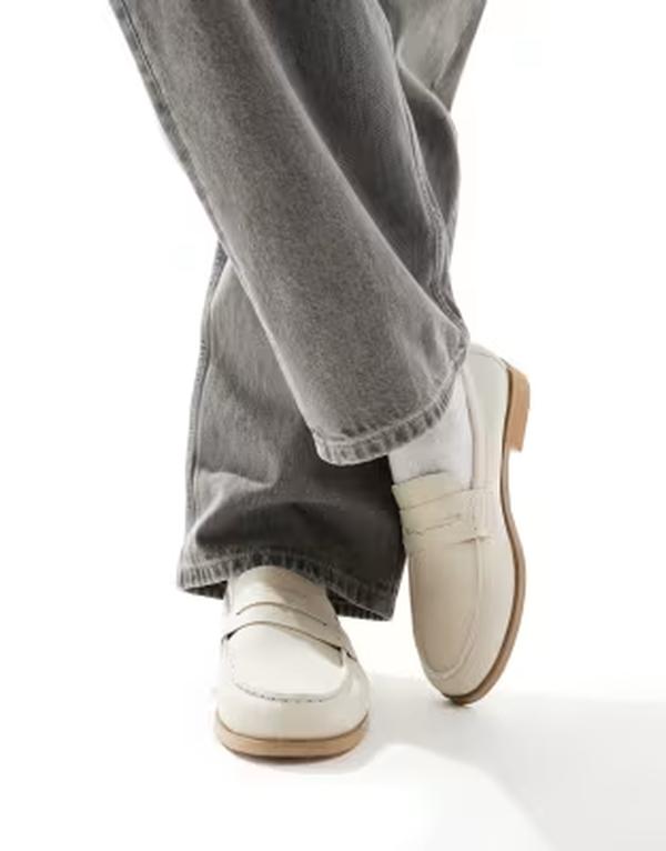 セクウェル メンズ シューズ スリッポン・ローファー SEQWL Hero loafers in stone ストーン|ReVida 店