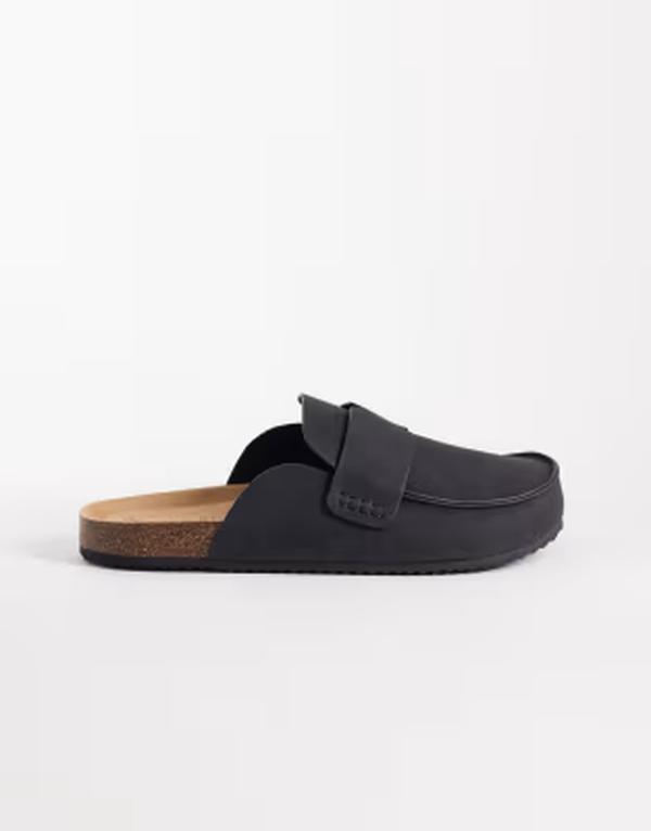 セクウェル メンズ シューズ スリッポン・ローファー SEQWL Soda slip on loafer style mules Black ブラック｜ReVida 店