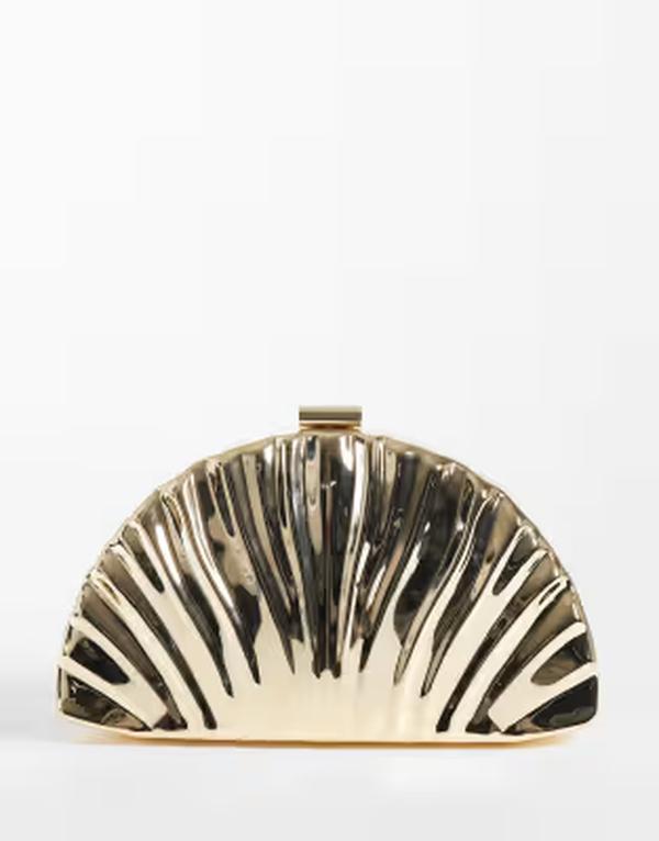 トゥルーデカデンス レディース バッグ True Decadence textu red hard clutch purse GOLD ゴールド|ReVida 店