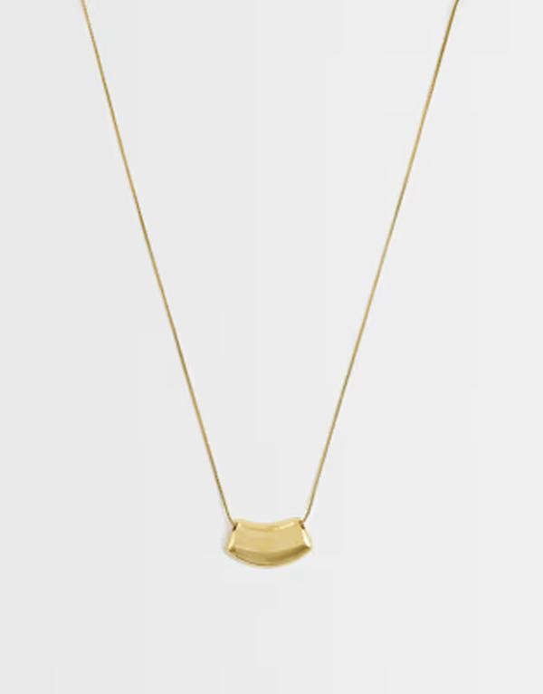 ロストソウルズ レディース アクセサリー ネックレス・チョーカー・ペンダントトップ レース Lost Souls long disc pendant necklace in 18k gold plated GOLD ゴールド｜ReVida 店