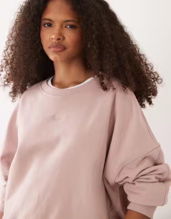 ボス オレンジ レディース アウター パーカー・スウェット シャツ BOSS Orange sweatshirt in dusty pink - part of a set dusty pink ピンク|ReVida 店