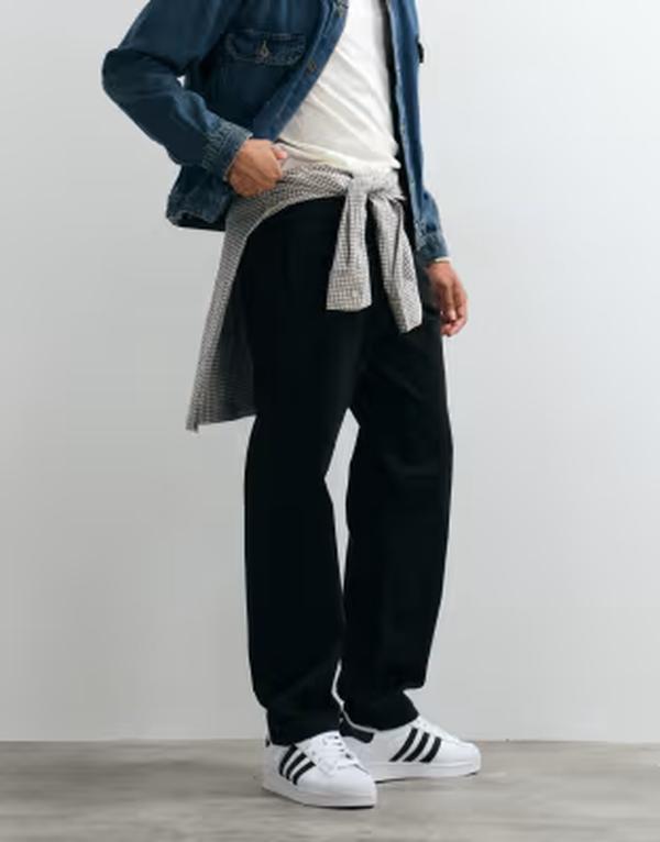 ジャック アンド ジョーンズ メンズ ボトムス カジュアルパンツ Jack & Jones drawstring twill chino pants Black ブラック｜ReVida 店