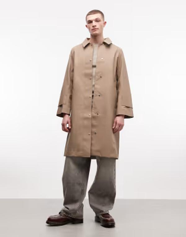 レインズ メンズ アウター ジャケット・ブルゾン Rains 21520 Nara long waterproof tailo red trench jacket BEIGE ベージュ|ReVida 店