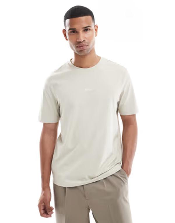 ボス オレンジ メンズ トップス Tシャツ BOSS Orange tchup T-shirt Beige ベージュ|ReVida 店