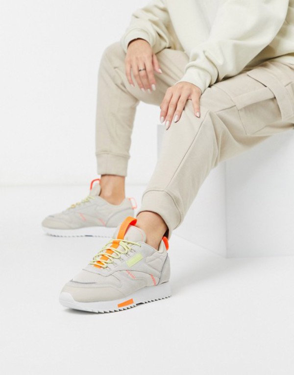 超爆安 In Shoe Trail Classic Reebok シューズ スニーカー レディース リーボック Beige Beige Orange And 01 Bei Www Ivavsys Com