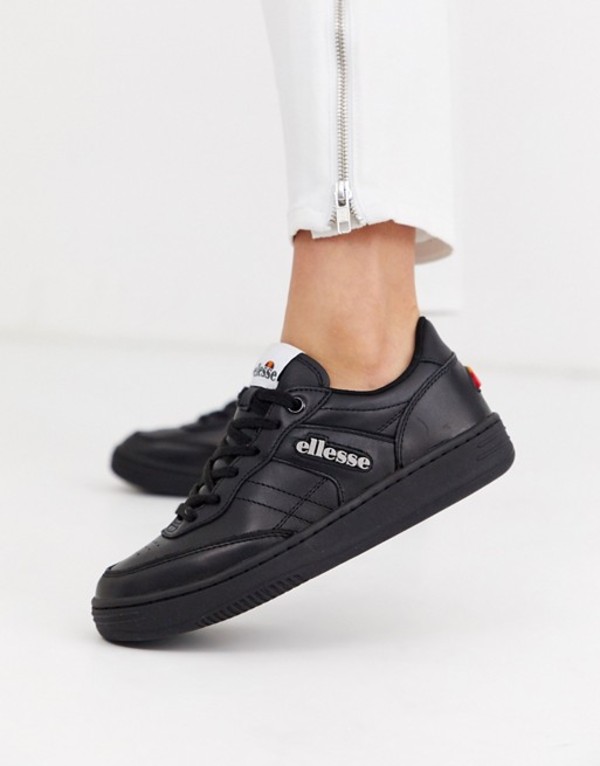 信頼 スニーカー Up Lace Leather Vinitziana Ellesse シューズ スニーカー レディース エレッセ Sneaker Black Black In Www Bncedeao Integration Gov Bf