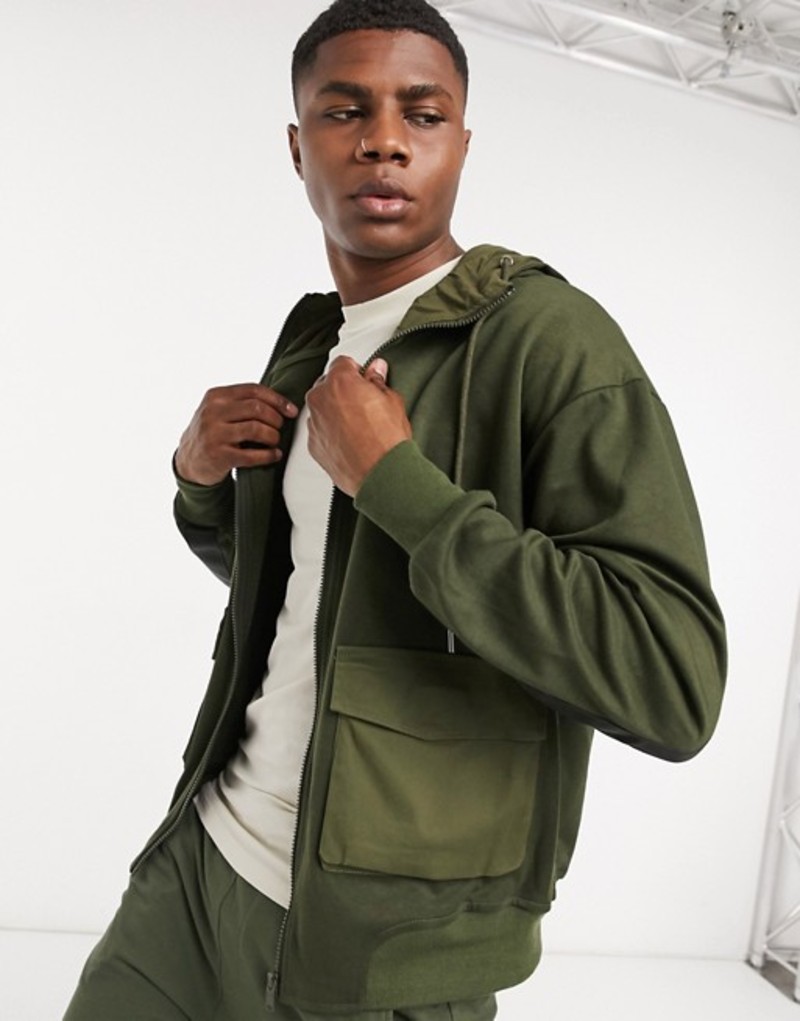 定番のお歳暮 パーカー シックスジュン Kaki Khaki In Hoodie Cargo June Sixth アウター パーカー スウェット メンズ Www Dgb Gov Bf