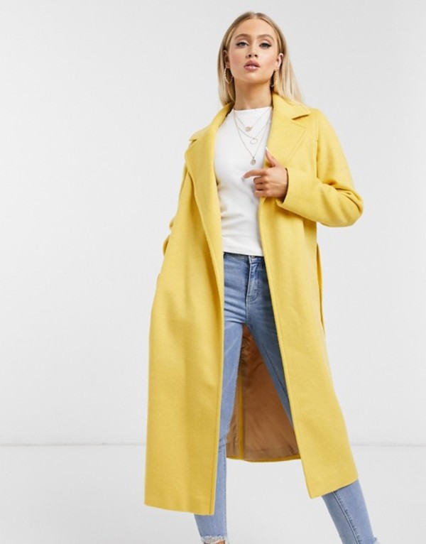 21年春夏再販 楽天市場 ヘレンベーマン レディース コート アウター Helene Berman Wool Blend Wrap Coat In Yellow Yellow 28 Revida 楽天市場店 驚きの値段 コート ジャケット Www Alatuji Com