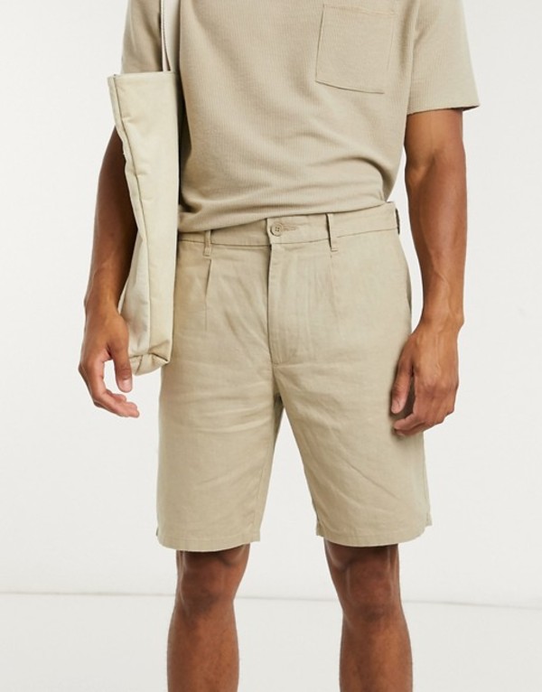 人気定番の オンリーアンドサンズ メンズ ハーフパンツ ショーツ ボトムス Only Sons Linen Mix Shorts In Beige Crockery 01 Cro Www Narayanipeedam Org