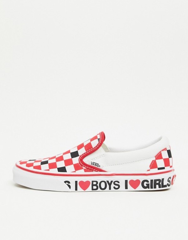 新春福袋21 レディース バンズ スニーカー White Black True Art Black In Sneaker Heart Slip On Classic Vans シューズ 01 Art dlabs Com