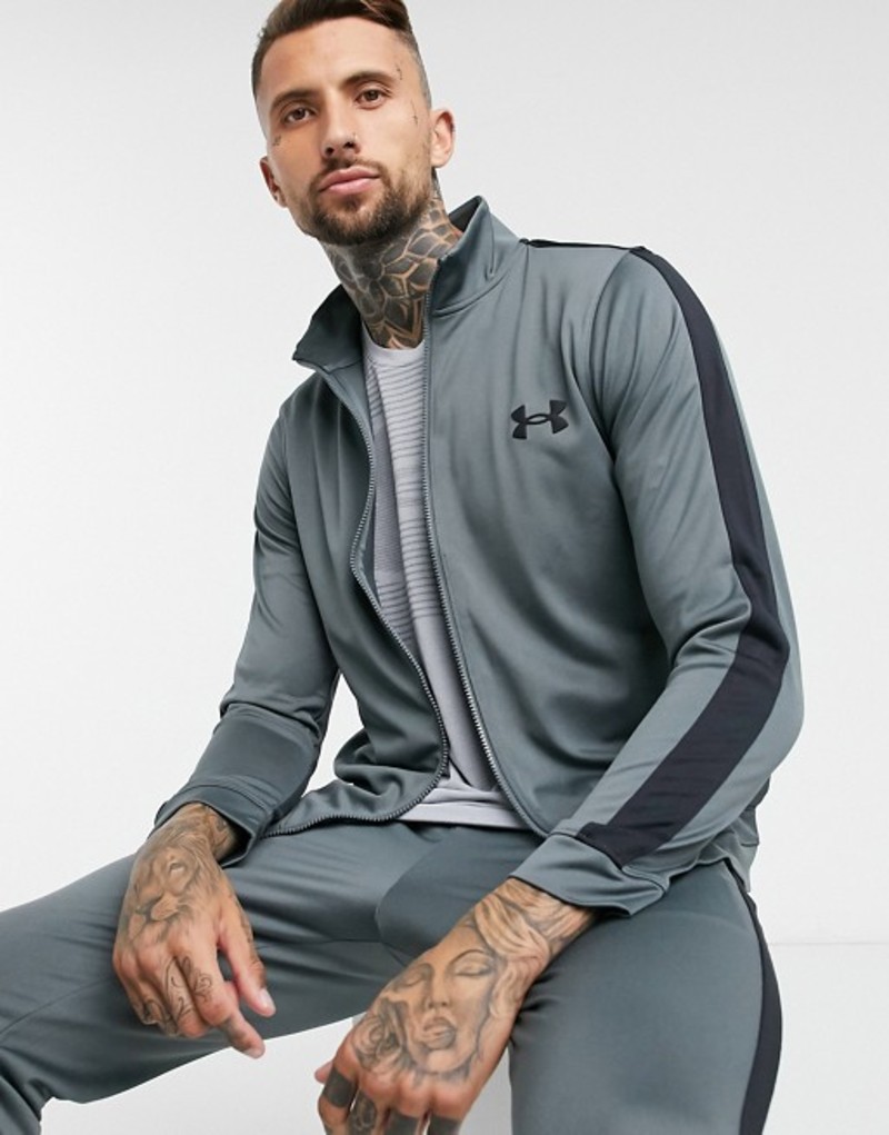 Sale 10 Off アンダーアーマー Grey Gray In Tracksuit Armour Under アウター パーカー スウェット メンズ 01 Gre Socks Studio Com