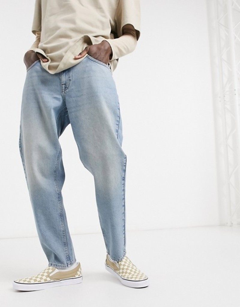 当店一番人気 デニムパンツ メンズ エイソス ボトムス Vintage Wash Mid Blue Wash Mid Vintage In Jeans Rigid Classic Design Asos 01 Mid Solideochristianschool Sch Id