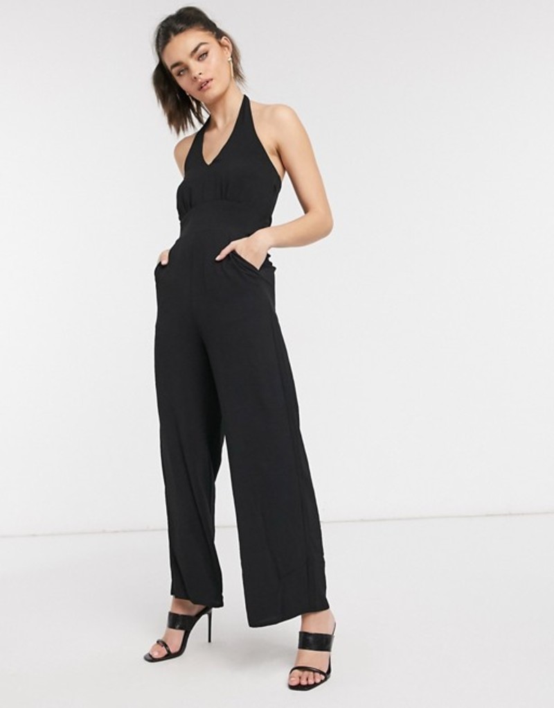絶妙なデザイン Black Black In Leg Wide With Jumpsuit Halterneck Vila トップス ワンピース レディース ヴィラ 01 Bla Spmau Ac In 絶妙なデザイン Black Black In Leg Wide With Jumpsuit Halterneck Vila トップス ワンピース レディース ヴィラ 01 Bla Spmau Ac In