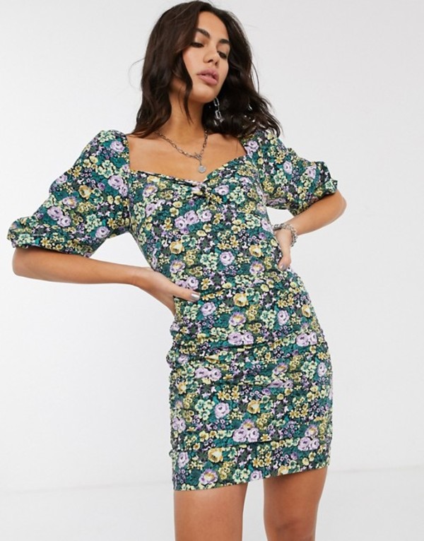 100 品質 ワンピース Mini Ruched Bershka トップス ワンピース レディース ベルシュカ Dress Yellow Print Floral In Sleeves Puff With Skimel Com Br 100 品質 ワンピース Mini Ruched Bershka トップス ワンピース レディース ベルシュカ Dress Yellow Print Floral In Sleeves Puff With Skimel Com Br