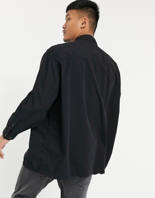 古典 エイソス メンズ シャツ トップス Asos Design Oversized Boxy Shirt In Washed Black Washed Black Revida 店 3年保証 Ltf Lifetimefitness Pk