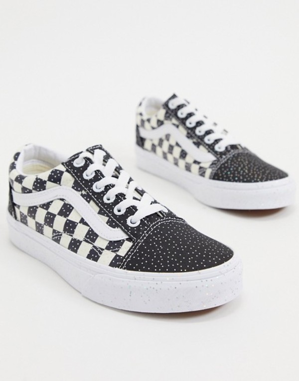 特価商品 バンズ Black Confetti Black White In Sneakers Confetti Skool Old Vans シューズ スニーカー レディース 01 Con Rashiastrologer Com