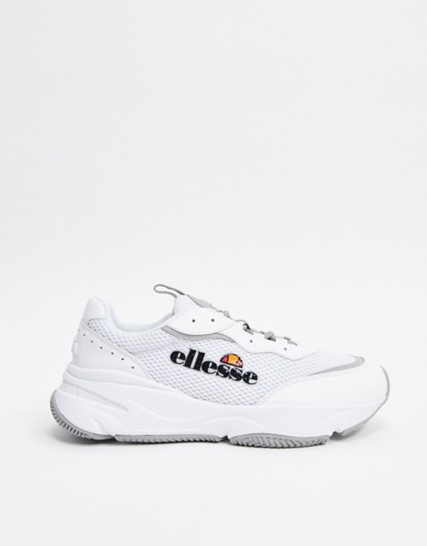 人気が高い エレッセ メンズ スニーカー シューズ Ellesse Massello Chunky Logo Sneaker White Revida 店 超大特価 Etechnologies Shop