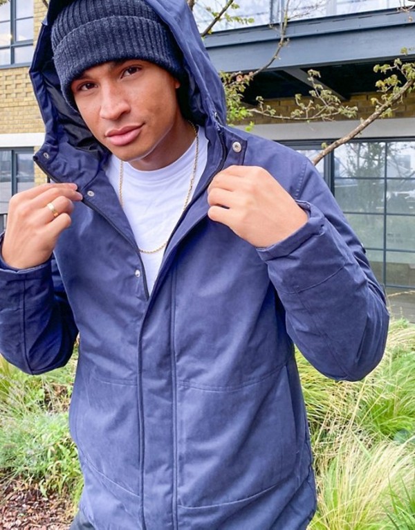 種類豊富な品揃え ファットムース メンズ ジャケット ブルゾン アウター Fat Moose Sailor Hooded Jacket Navy 未使用品 Mahottaripost Com Np