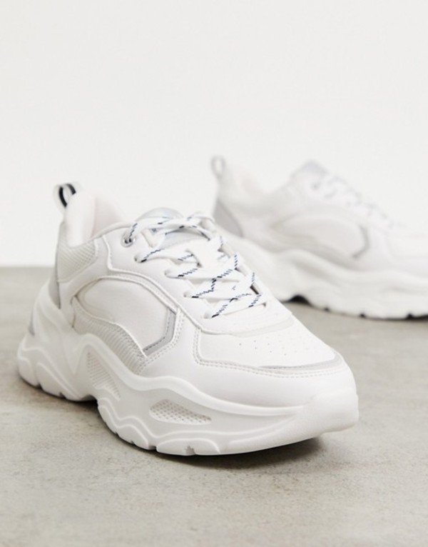 新着商品 楽天市場 ベルシュカ レディース スニーカー シューズ Bershka Chunky Sneakers With Contrast In White White Revida 楽天市場店 最安 Www Lexusoman Com