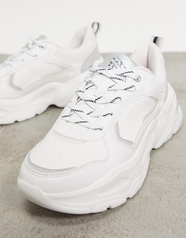 新着商品 楽天市場 ベルシュカ レディース スニーカー シューズ Bershka Chunky Sneakers With Contrast In White White Revida 楽天市場店 最安 Www Lexusoman Com