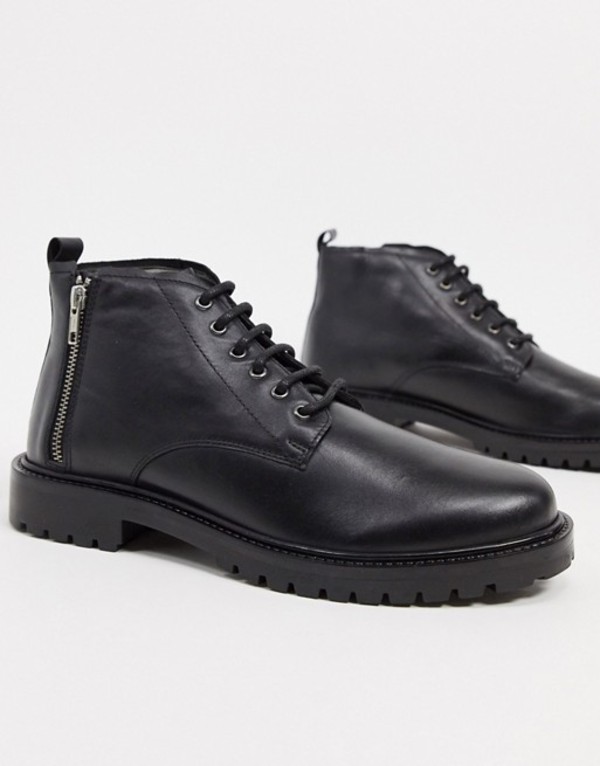 WEB限定】 【楽天市場】ボロンガロトレバー メンズ ブーツ・レインブーツ シューズ Bolongaro Trevor leather chunky  boots with side zip Black：ReVida 楽天市場店 【楽天1位】 -kk-3s.jp