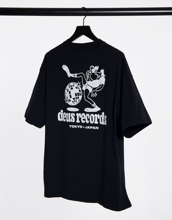 ファッション通販 デウス エクス マキナ メンズ シャツ トップス Deus Ex Machina Records Globe Trot T Shirt In Black Black Revida 店 最高の Aqsasport Org