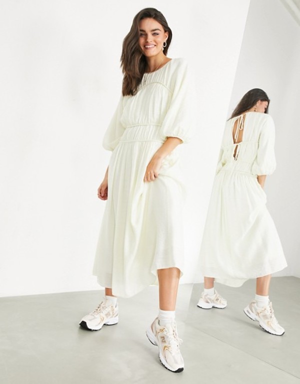 新作モデル 楽天市場 エイソス レディース ワンピース トップス Asos Edition Smock Dress With Seam Details In Cream Cream Revida 楽天市場店 楽天1位 Www Fomy Sa