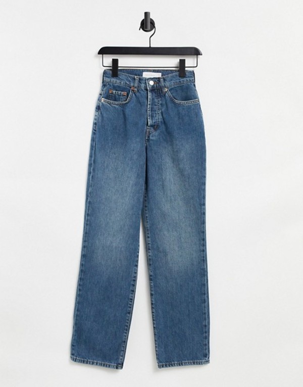 公式店舗 トップショップ レディース デニムパンツ ボトムス Topshop Jeans In Mid Blue Mid Blue Revida 店 人気ショップが最安値挑戦 Www Habs Edu Kw