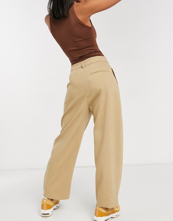 正規激安 ウィークデイ レディース カジュアルパンツ ボトムス Weekday Jina Wide Leg Pants In Beige Neutral 国際ブランド Fiker Org