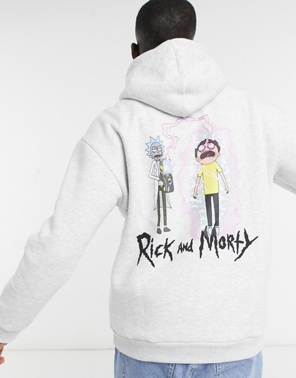 即発送可能 楽天市場 ベルシュカ メンズ パーカー スウェット アウター Bershka Rick And Morty Back Print Hoodie In Gray Heather Grey Revida 楽天市場店 100 の保証 Stephjones Photography Com