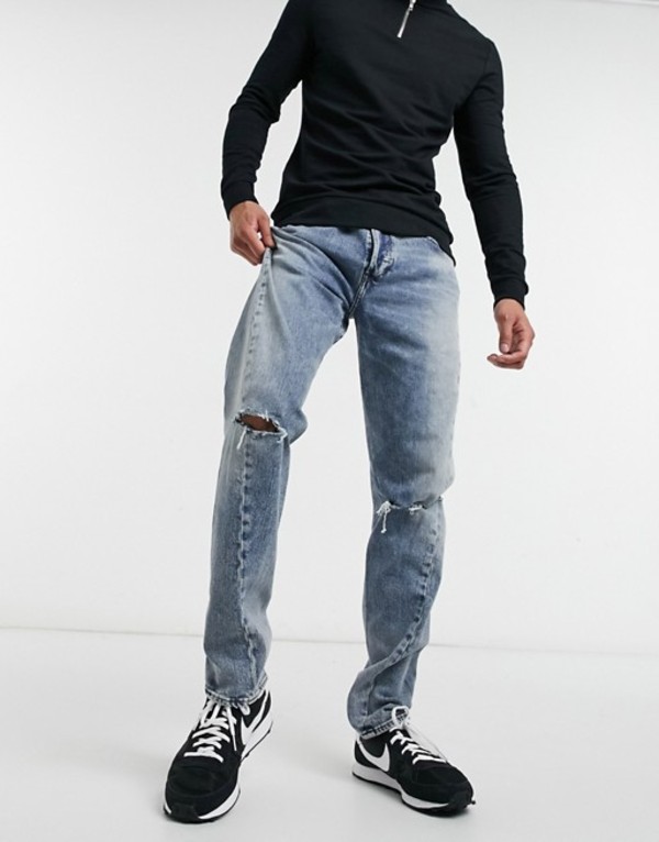 年間ランキング6年連続受賞 リーバイス メンズ デニムパンツ ボトムス Levi S 502 Tapered Fit Jeans In Zesper Blue Blue 福袋特集 21 E Tjary Com