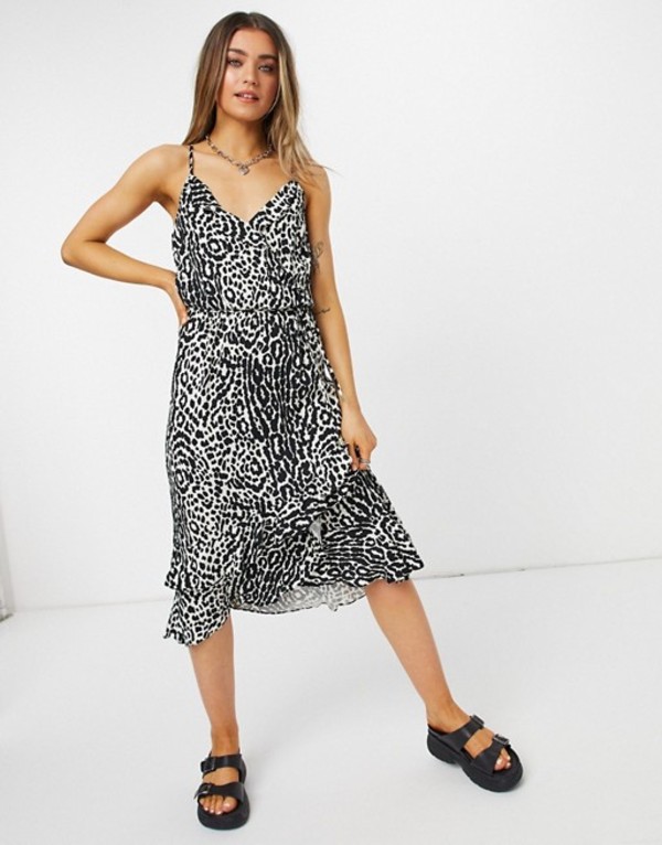 レディースファッション ワンピース 有名な高級ブランド White And Black Print Animal In Sundress Cami Oasis トップス ワンピース レディース オアシス Zivejgovivax Mk
