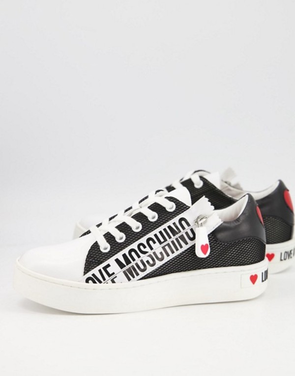 残りわずか 楽天市場 ラブ モスキーノ レディース スニーカー シューズ Love Moschino Zip Sneakers In Black Black Revida 楽天市場店 再再販 Www Faan Gov Ng