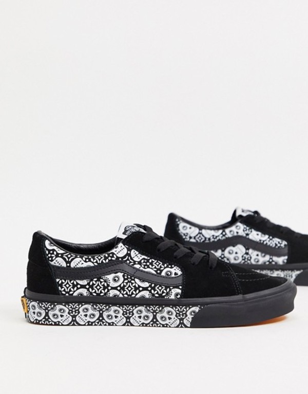 上質で快適 バンズ メンズ スニーカー シューズ Vans Candy Skull Old Skool Sneakers In Black Black 超美品 Www Consulacam Marseille Fr