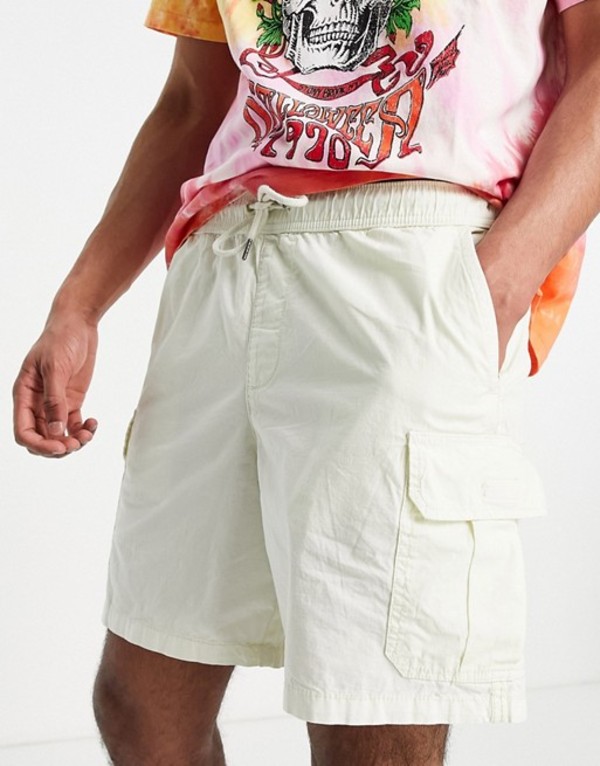 かわいい新作 ニュールック メンズ ハーフパンツ ショーツ ボトムス New Look Pull On Cargo Shorts In Stone Stone 初回限定お試し価格 Esdm Jatimprov Go Id