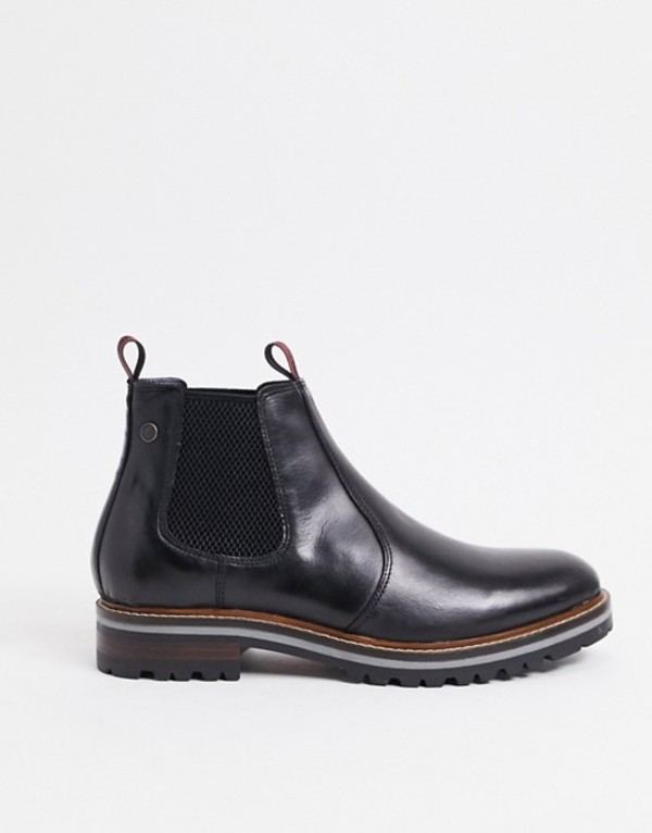 注目ブランド 楽天市場 ベースロンドン メンズ ブーツ レインブーツ シューズ Base London Hadrian Chelsea Boots In Waxy Black Leather Black Revida 楽天市場店 格安人気 Lexusoman Com