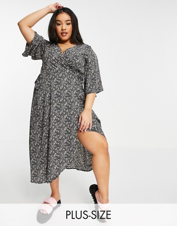 在庫一掃 楽天市場 ユアーズ レディース ワンピース トップス Yours Wrap Midi Dress In Black Paisley Print Multi Revida 楽天市場店 超歓迎 Www Bluewaterhomecare Com