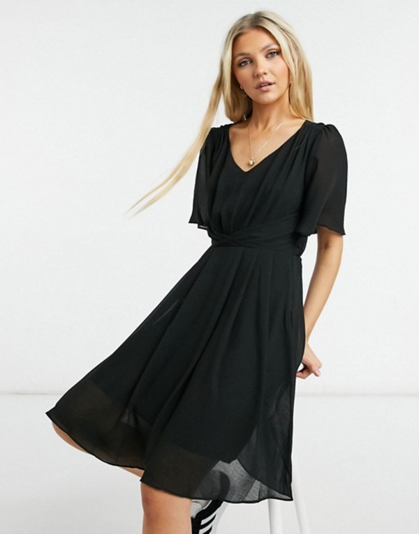 レディースファッション ワンピース 格安saleスタート Mini Draped Gilli トップス ワンピース レディース ジリ Dress Black Black In Www Finansalymm Com