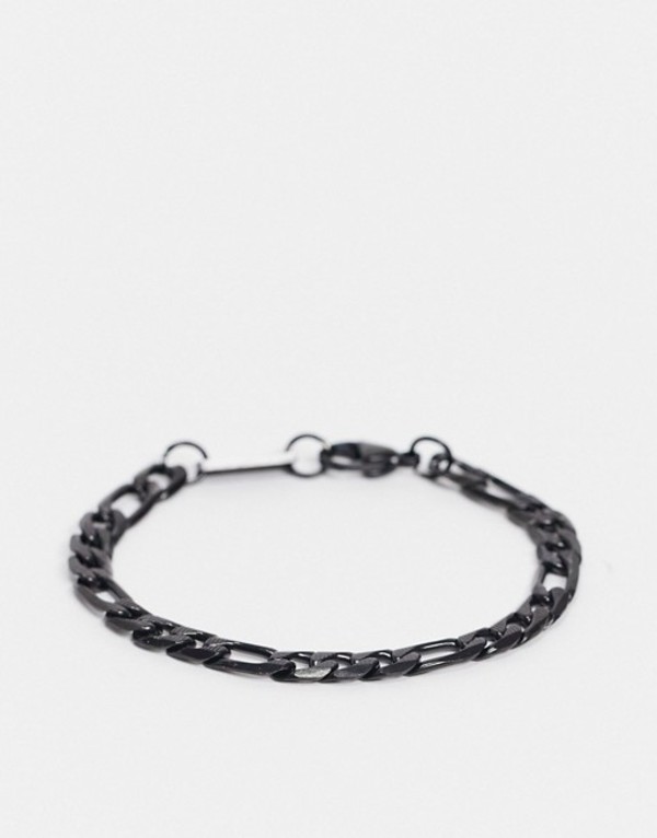 アイコンブランド メンズ ブレスレット バングル アンクレット 佩物 Icon Brand Chain Bracelet In Black Black 送料無料 大きさ引き替え無料 アイコンブランド メンズ アクセサリー ブレスレット バングル アンクレット Black Kossacklaw Com