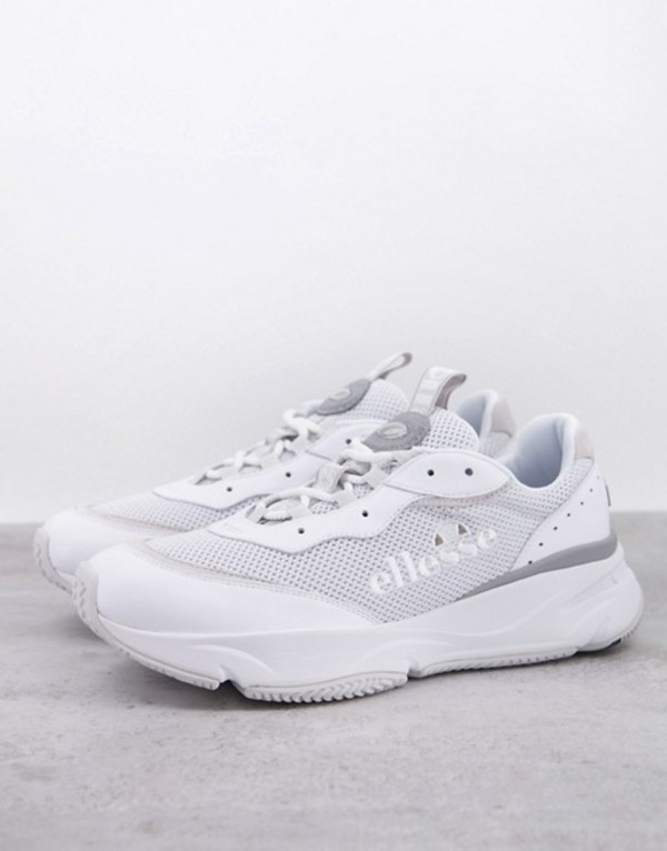 エレッセ レディース スニーカー シューズ Ellesse Massello Chunky Sneakers In White White 送料無料 号数イクスチェンジ無料 エレッセ レディース シューズ スニーカー White Pasadenasportsnow Com